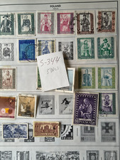 Poland Pre 1970 Foreign Postage Stamps Used 50 pcs