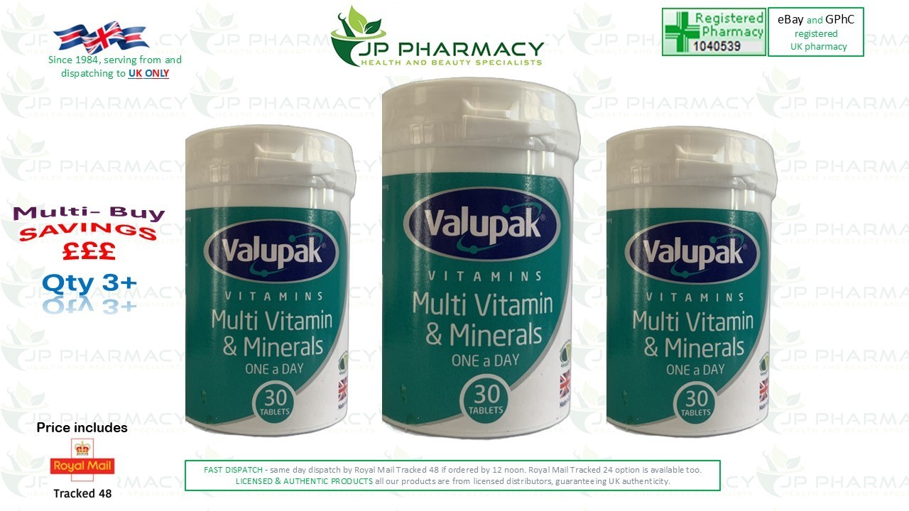Valupak Multivitamin & Mineral Tablets Pack Of 25 - Image 5