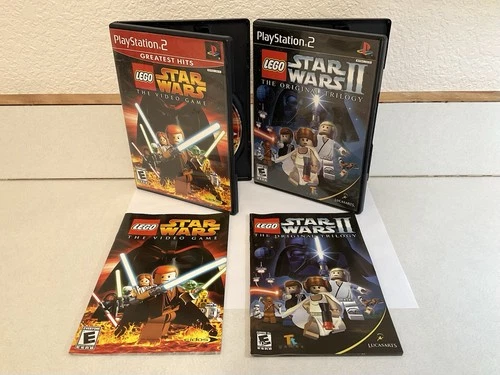 PlayStation 2 LEGO Star Wars: The Video Game & SW II: The Original Trilogy — CIB