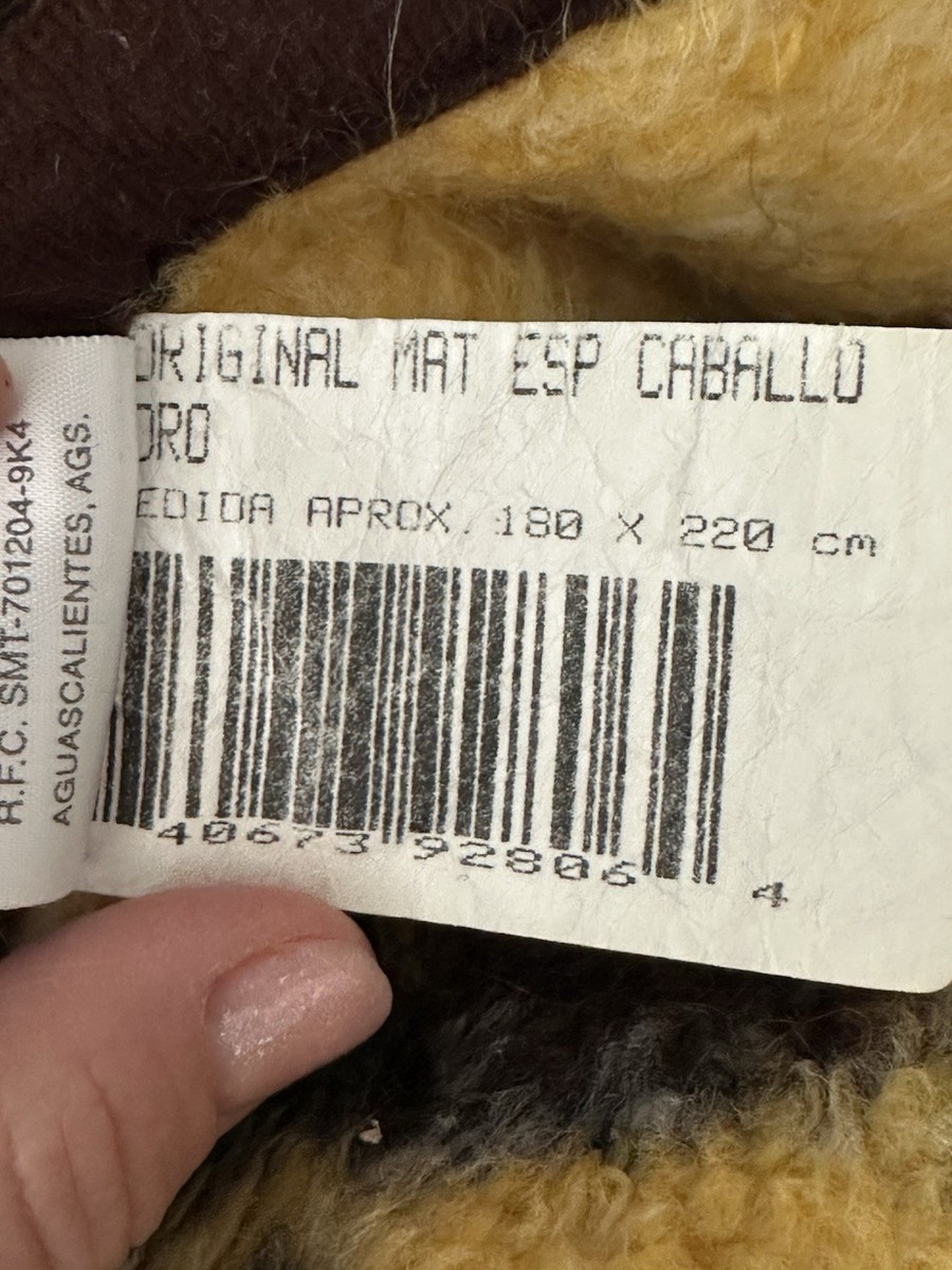 Vintage 1980年代購入 メキシカンブランケット ホースブランケット Vintage San Marcos Horse Blanket (Caballo) – Made in Mexico 180