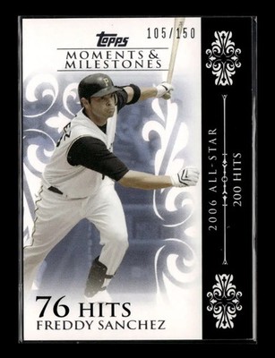 Freddy Sanchez 2008 Topps Moments & Milstones #108 #/150 (200H)