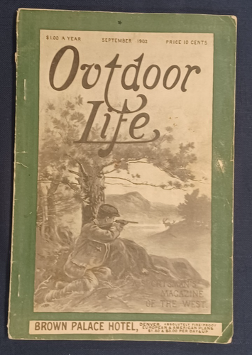 Outdoor Life Denver Hunting and Fishing Magazine 1902