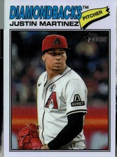 2026 Topps Heritage #263 Justin Martinez Chrome Refractors