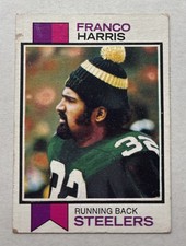 Franco Harris 1973 Topps Rookie #89 - Low Grade (creased)