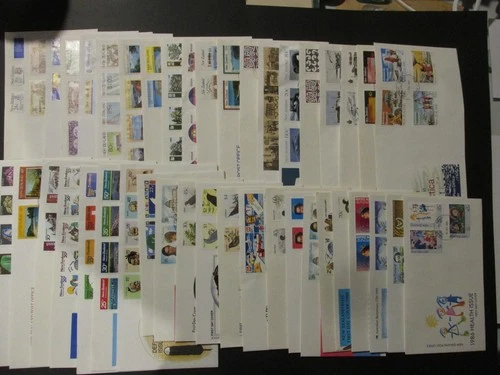 New Zealand FDC 1980's selection good mix bulk collection bargain x 42 different