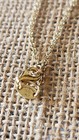 Dyadema Italy Signed Sterling Silver W/ Gold Overlay Red Glass 34" Gorgeous!  — photo 5