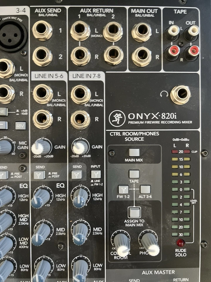 Mackie Onyx 820i Fire Wire Audio Mixer Interface, Tested and Works - Image 4 of 4