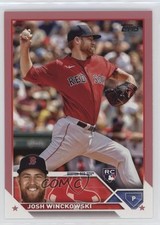 2023 Topps Series 1 Mother's Day Hot Pink /50 Josh Winckowski #76 1ek2
