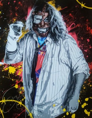 Mick Foley Autogramm / Signiert / Signed 8x10 Foto - WWE Wrestling ECW Mankind