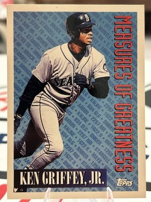 Ken Griffey Jr 1994 Topps Measures Of Greatness #606! 2 Card Min! See Desc!
