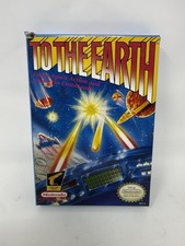 Vintage To The Earth Nintendo NES 1989 W/Manual, Dust Sleeve & Box CIB READ
