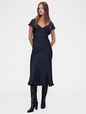 Women's GapStudio Satin Midi Dress