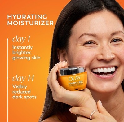 Vitamin C MAX Face Moisturizer, Brightening Cream for Women, Hydrating, Evens