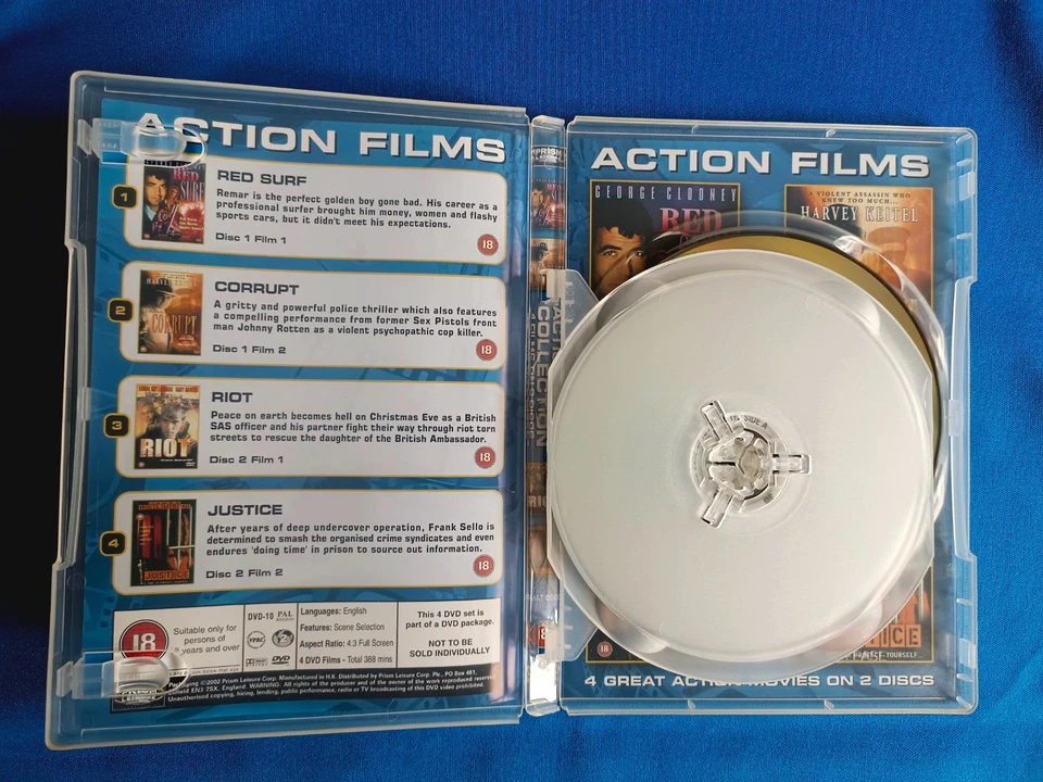 8 x DVDs Action Movies Hard Cash, Point Break, Ronin + 5. Now Reduced - Image 4 of 4
