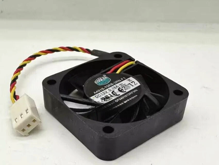 1PC Cooler Master A4010-70RB-3RN-F1 DC12V 0.16A 40*10MM cooling fan - Image 2 of 3
