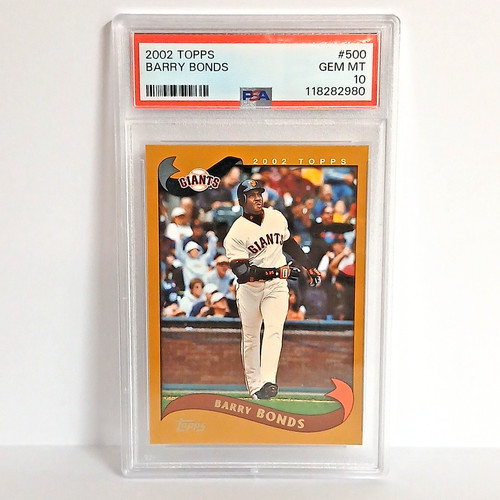 2002 Topps - Barry Bonds #500  PSA 10  Gem Mint