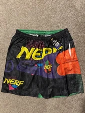 Chalkine Chalk Line NERF Nerf Guns Shorts Size Large NWT