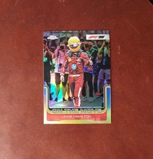 2025 F1 Topps Chrome Lewis Hamilton #191 On the Move True Refractor SP Ferrari 