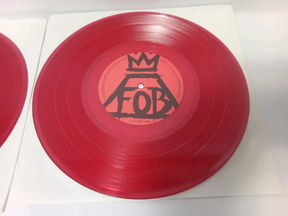 Fall Out Boy Save Rock And Roll 2013 Island JK02 2LP 10" Red Vinyl Insert VG+ NM - Image 3 of 4