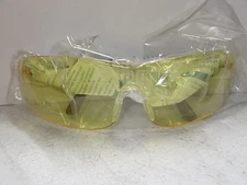 12 pairs 3M 1743 Safety Glasses protective eyewear Black frame Amber lens 37112