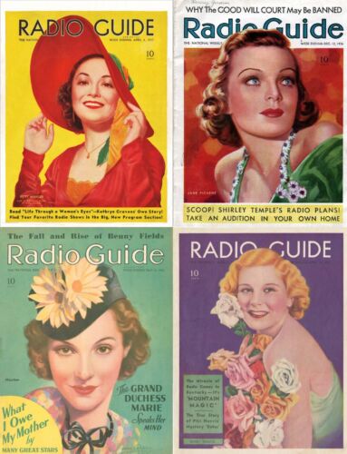 Radio Guide - Stars Shows Programs - 259 starych czasopism (1932-1938) na DVD - Zdjęcie 1 z 12