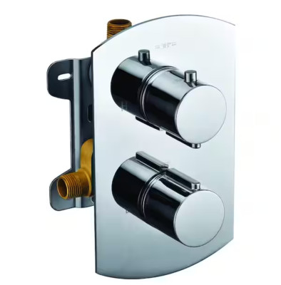 ALFI BRAND AB3809-PC Thermostatic Shower Mixer+Temp Control+Diverter Chrome OB