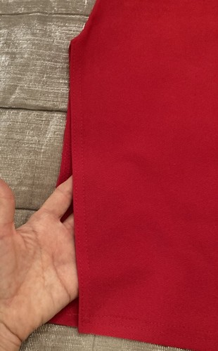 PRETTY LITTLE THING Split Side Dress Set x 2 UK 6 Red Nude Crepe Bandeau Bodycon - Picture 9 of 24