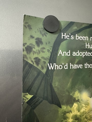 Jungle Book Disney 1984 MOVIE POSTER Original Insert Size 14x36 Inch Animation - Picture 10 of 19