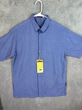 Barong Lumban Men  s Short Sleeve Tagalog Shirt Size Large Button Up Shirt New