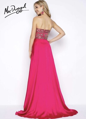 raspberry evening dress Carmel main image 0