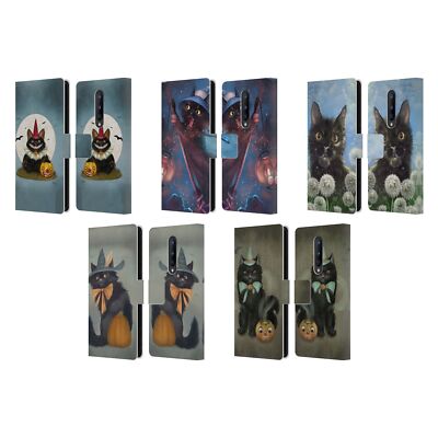 OFFICIAL ASH EVANS BLACK CATS 2 LEATHER BOOK WALLET CASE FOR ONEPLUS PHONES