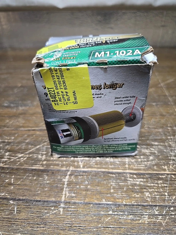 Filtro de aceite Mobil 1 M1-102A rendimiento extendido alta eficiencia alta capacidad Foto 4 de 4