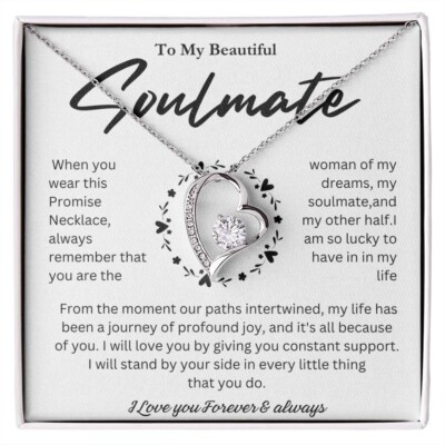 Romantic Jewelry for Wife,soulmate Anniversary Gift Ideas, Personalized Jewelry