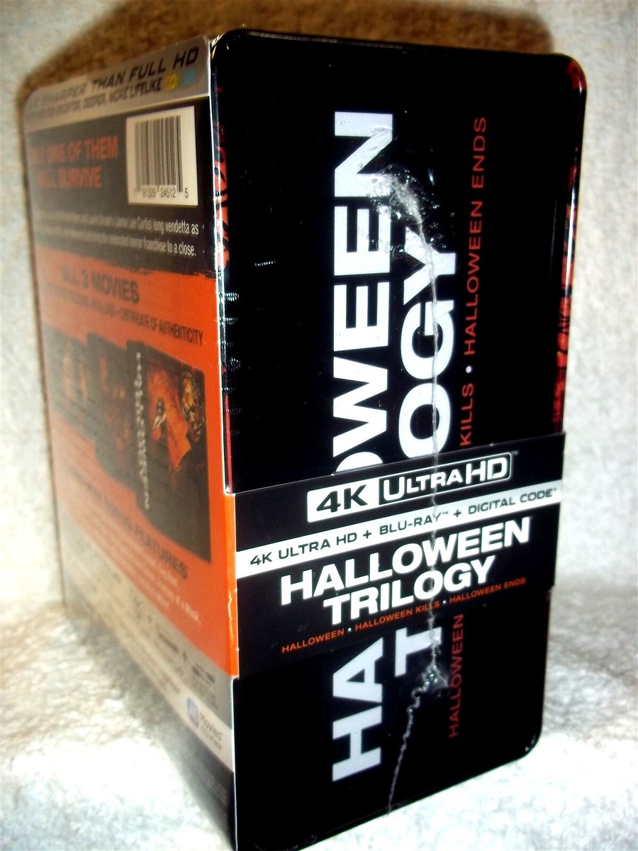 Halloween Trilogy (4K/Blu-ray, 2023, 6-Disc STEELBOOK) Jamie Lee