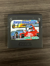SEGA Game Gear Super Monaco Grand Prix Game w/ Protector