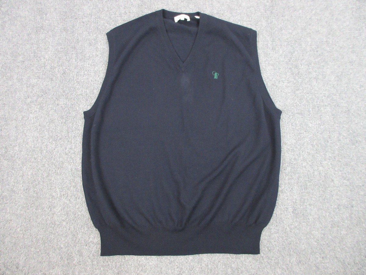 Peter Millar Sweater Mens Adult 2XL XXL Blue Sleeveless Vest V