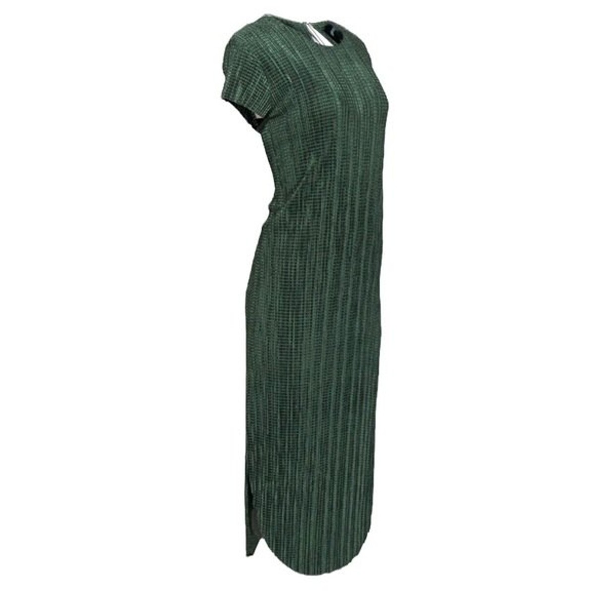green emerald velvet dress SHAAN DRESS  Sabina Musayev USA
