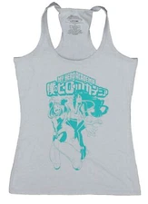 My Hero Academia Tank Top -  Froppy & Uravity Blue Print Under Logo
