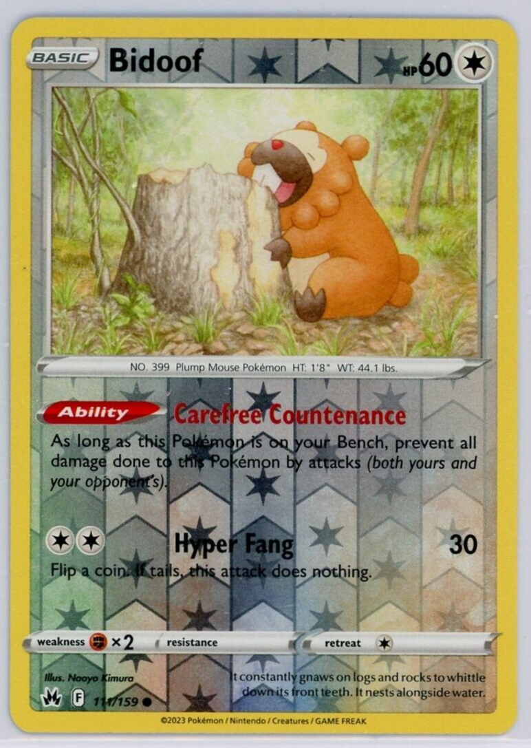 bidoof pokemon card value VSTAR Universe AR s12a 204/172 Japanese Pristine CGC 10  TBC Games variation to centering Bidoof [Ditto] #59 Prices |