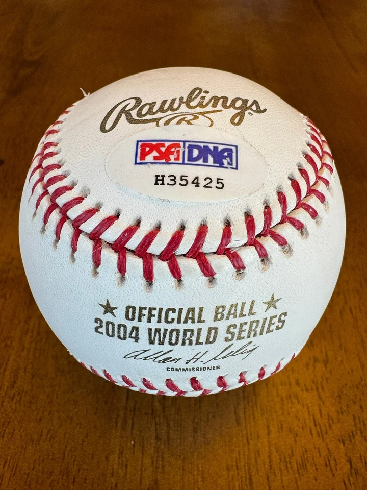 Manny Ramirez Signed Autographed 2004 World Series Baseball Ball PSA Holo COA - Image 2 of 4