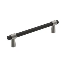 Amerock BP36859FBG10 Mergence Cabinet Pull Matte Black/Satin Nickel 5-1/16" C2C