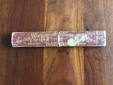 George Wostenholm Son's "Patent Hollow Ground" Straight Razor Orig. Coffin Box