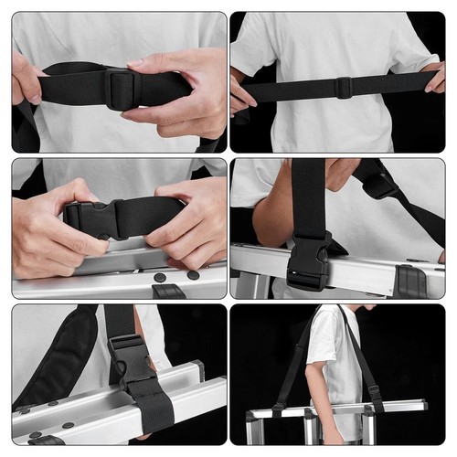 Archerest Kick Scooter Straps Adjustable Carrying Strap with Non-Slip Shoulde... - Picture 4 of 6