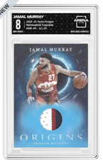 2020-21 Panini Origins Memorabilia Turquoise Jamal Murray OM-JM /25 GAME USED