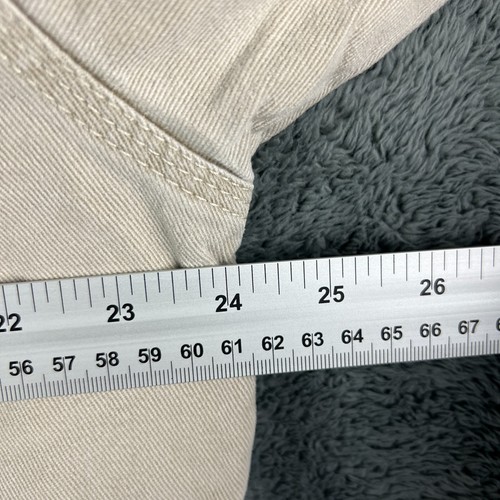 Vintage Billabong Long Sleeve Shirt Beige Mens Medium Heavy Cotton 90s Surfwear - Picture 9 of 11