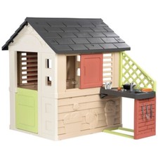 Playhouse With Kitchen With Accessories Indoor Outdoor Gift ideas For Kids NEW
