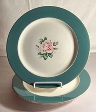 3 Homer Laughlin Lifetime China Cameo 10 1/4" Dinner Plates