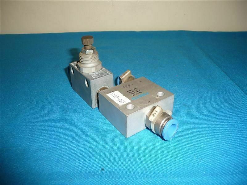 Lot 4pcs Festo OS-1/4-B 6682 T802 Manifold Valve w/ BRA-1/4B