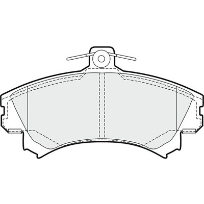 Apec Blue Brake Pads - Front PD3298 - For Mitsubishi / Volvo / Proton vehicles