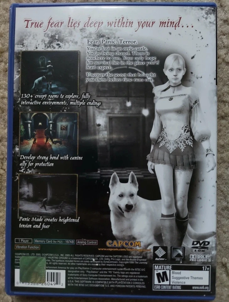 Haunting Ground Super Rare PS2 Complete. Read Description. Capcom Masterpiece! - Image 2 of 4